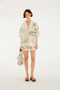 FARM SHORT ESTAMPADO RIO A DENTRO