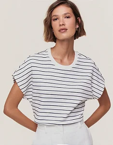 SHOULDER T-SHIRT LISTRA NERVURA