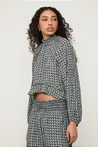 ANIMALE BATA RAGLAN BABADOS ESTAMPADA