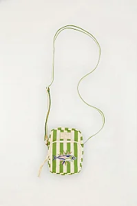 FARM ETC BOLSA DA GEMA LISTRA VERDE CARDUME SONHADOR