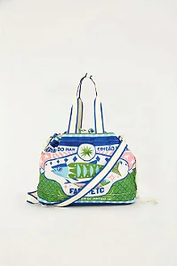 FARM ETC BOLSA CARIOCA RÓTULO SARDINHAS AZUL