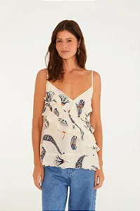 FARM BLUSA ESTAMPADA NILO