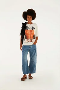 FARM CALCA JEANS BARREL