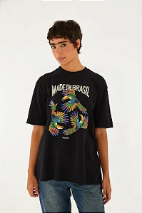 FARM T SHIRT IPANEMA MADE IN BRASIL PRETA