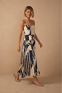 DRESS TO SAIA ESTAMPA PORTO