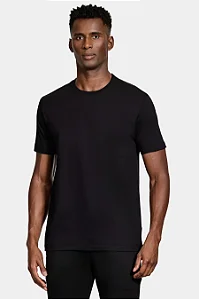 ARAMIS CAMISETA MANGA CURTA BASICA COMFORT PRETO