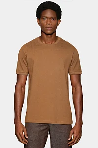 ARAMIS CAMISETA MANGA CURTA PIQUET GOLA JACQUARD CHARUTO