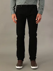CALVIN KLEIN CALCA JEANS SLIM 5 POCKETS PRETO