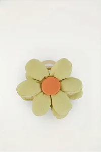 FARM ETC PRESILHA DE CABELO PUFFER FLOR VERDE