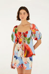 FARM BLUSA ESTAMPADA VOO DE JARDIM