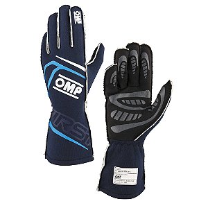 LUVA ANTICHAMAS OMP FIRST - AZUL CIANO