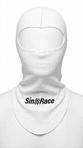 BALACLAVA INFANTIL KART SINRACE - BRANCO