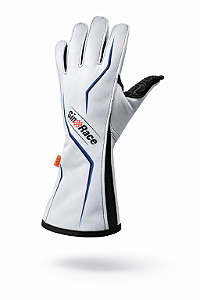 LUVA KART SINRACE S1 - BRANCO/AZUL