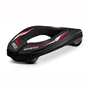 PROTETOR DE PESCOÇO KART SPARCO PRETO/VERMELHO - INFANTIL
