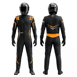 MACACÃO SPARCO VELOCE - PRETO/LARANJA