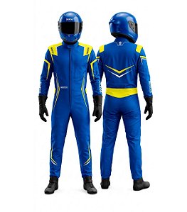 MACACÃO SPARCO VELOCE - AZUL/AMARELO
