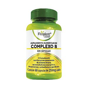 COMPLEXO B 60 CAPS 250 MG