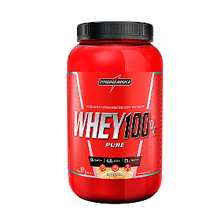 100% whey pote 900g - IntegralMédica