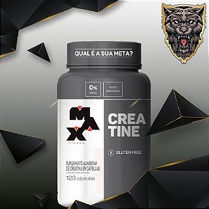 CREATINA - 120 CAPSULAS - MAX TITANIUM - BLACK WOLF