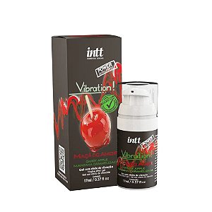 Gel Vibrador Líquido Extra Forte Vibration Maçã do Amor 17ml