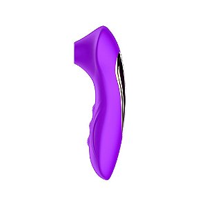 Estimulador de Clitóris com Pulsações Estimulador Sugador Feminino Roxo