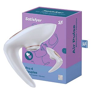 Vibrador Sensual para Casal Satisfyer Pro 4 Couples Massageador Estimulador Feminino Recarregável
