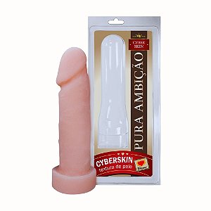 Prótese Realista em CyberSkin 16x4cm – Toque de Pele, Conforto e Realismo Incomparável