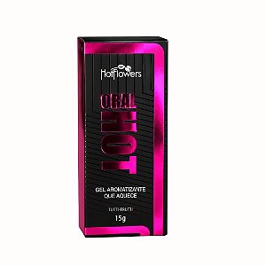 Oral Hot Tutti-Frutti HotFlowers 15g – Gel Beijável que Aquece
