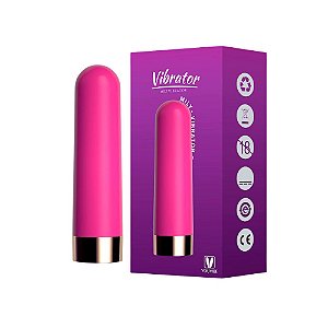 Cápsula Vibratória Recarregável com 10 Modos de Vibração - Pink