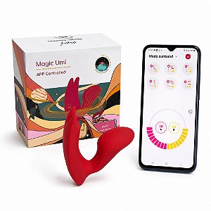 Magic Umi – Vibrador Smart com Controle via App e Função Despertador