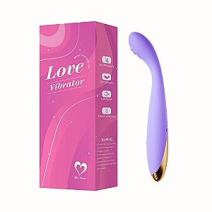 Sinta Prazer Preciso com o Vibrador Ponto G Lilás – 10 Vibrações e Cabeça Flexível