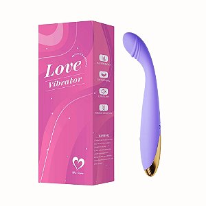 Explore Novos Prazeres com o Vibrador Ponto G Lilás – Cabeça Flexível e Toque Sedoso