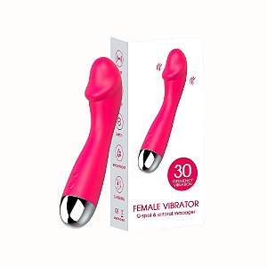 Descubra Prazer Real com o Vibrador Ponto G Realístico – 30 Vibrações e Toque Sedoso