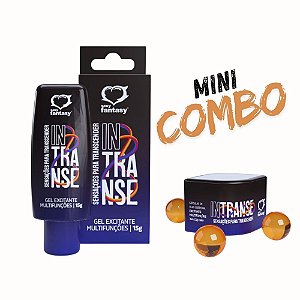 Kit InTranse Gel + Cápsula Excitante Multifunções – Estímulo, Calor e Eletricidade