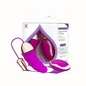 Cápsula Vibratória com Controle Recarregável 10 Vibrações – Estímulo à Distância