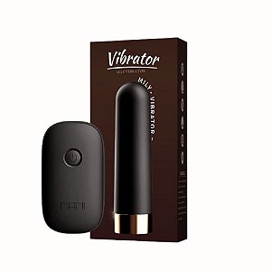 Cápsula Vibratória com Controle Recarregável – Toque Aveludado e 10 Vibrações