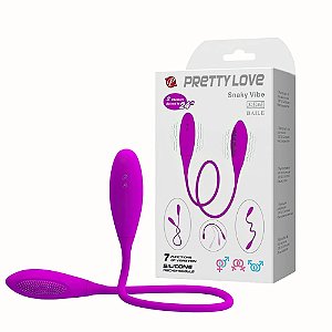 Pretty Love Snaky Vibe – Vibrador Duplo Flexível com 7 Vibrações
