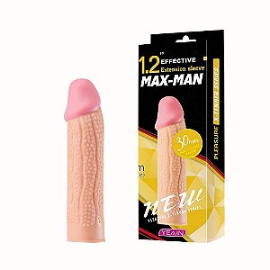 Capa Peniana Realista 3cm – Extensão, Estímulo e Conforto Total