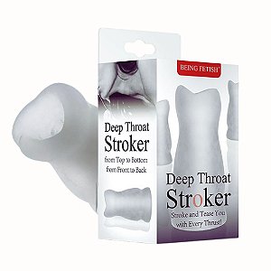 Masturbador Masculino Boca com Textura Interna – Deep Throat