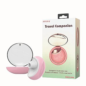 Estimulador Feminino Recarregável com Ondas de Pressão – Discreto, Elegante e Portátil