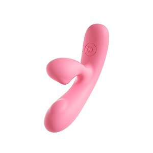 Vibrador Recarregável com Estímulo Clitoriano e Ponto G | 10 Modos de Vibrações