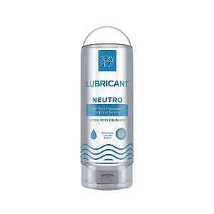 Lubrificante Neutro Sexy Hot 200ml Base Água Sem Cheiro