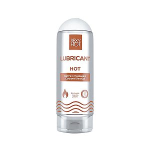 Lubrificante Hot Sexy Hot 200ml Efeito Aquecimento Base Água