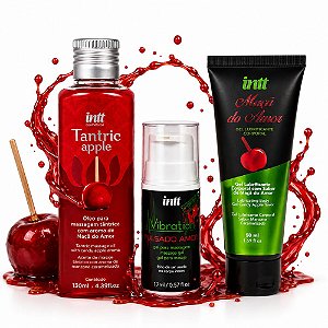 Kit Maçã do Amor Intense — Vibração, Toque e Deslize Completo