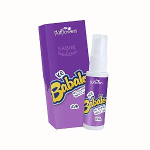Gel Beijável Ice Babaloo Uva HotFlowers 15g – Vibra e Gela