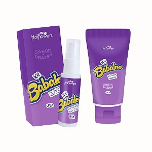 Kit Ritual Ice Babaloo Uva – Vibra e Gela + Super Excitante e Deslizante