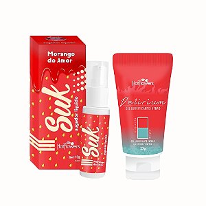 Ritual Morango do Amor – Suk Sugador + Delirium Quente e Frio