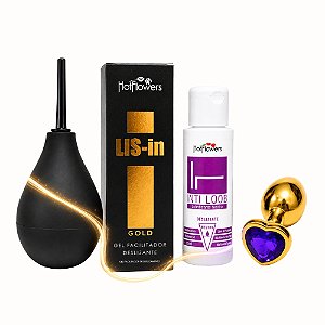 Ritual Portal do Prazer Anal – Ducha, Plug P, Lis-In e Inti Loob