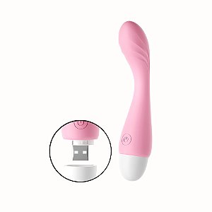 Vibrador Ponto G Recarregável 10 Modos com USB Integrado