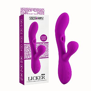 Vibrador Duplo Ponto G e Clitóris com Pulsação e Aquecimento
